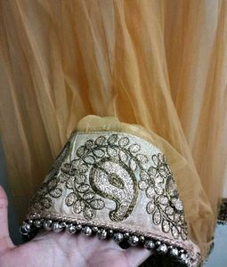 Long Frock With Plazo And Dupatta