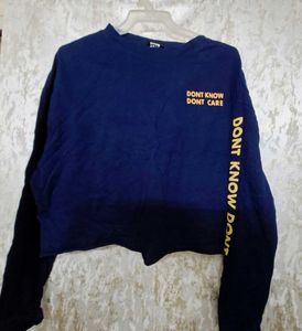 Navy Graphic Print Tee