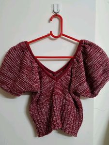 Roadster RED CROP TOP