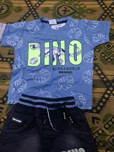Cute Dino Outfit Set - Combo