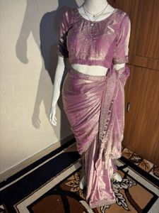 Elegant Lavender Saree