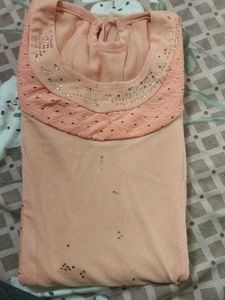 Peach Sleeveless Top