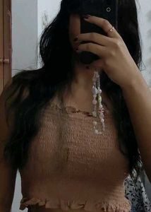 Cute Brown Tube Top