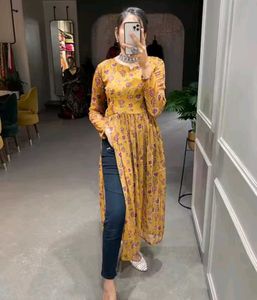 Floral Print Kurta