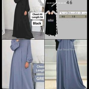 Elegant Women's Ethnic Abaaya. Pack of 4 clours