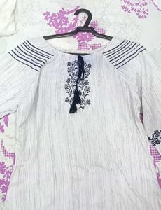 Boho Embroidered Top