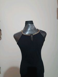 Black Bodycon Mini Dress Fully Stretchable