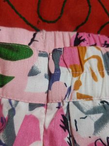 Floral knee length midi skirt