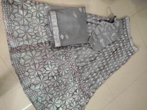 Net Lehenga Set