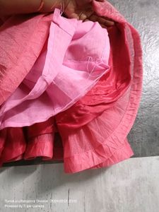 Stitched Frill Gown For Kids