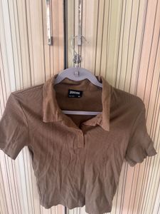 Brown Bonkers Polo Shirt