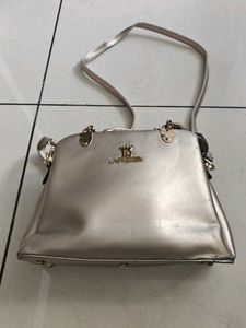 Lady Queen Silver Handbag