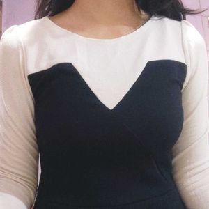 Chic Black &amp; White Dress