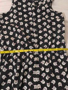 Cute Cat Print Romper