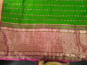 100%pure mysore Crepe Silk Saree