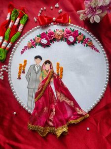Wedding Anniversary Embroidery Hoop