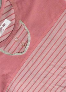 Prenatal Women Pink Cotton Maternity Tshirt