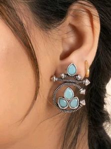 Boho Earrings - Silver Tone Set