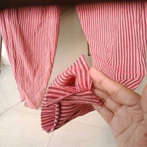 Striped Cotton Pants