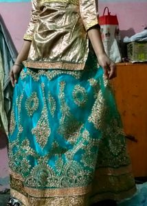 Very Beautiful Lehnga And Kurti For Girls
