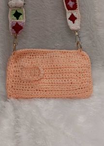 Crochet Mobile Sling Bag For Women And Girls 💫❤️