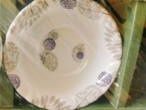 14 Pcs Floral Printed Bowls Set