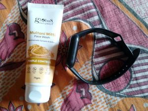 Face Wash And Smart Watch Combo