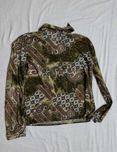 ❗ CLEARANCE ❗ Vintage Patterned Long Sleeve Top