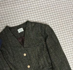 Elegant Olive Green Blazer Jacket