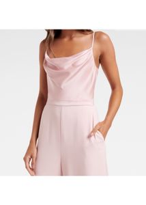 Forever New EBONY SATINCOWL NECKJUMPSUIT