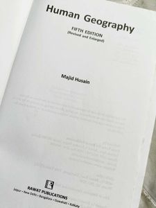 Human Geography ( Majid Husain)