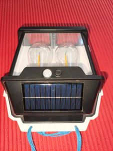 Solar Powered Outdoor Light with twin bulb💡💡