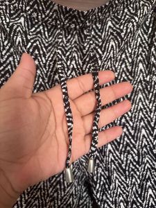 Printed Pants With Elastic