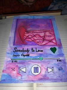 Pastel And Paint Art On Canvas Paper