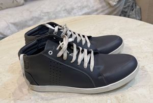 Stylish Grey High-Top Sneakers
