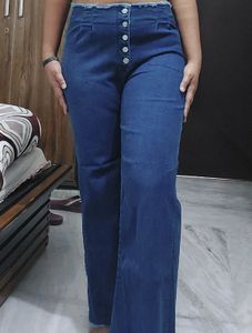 High Waist Flared Jeans