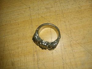 Gothic Stainless Steel Skull Ring.
