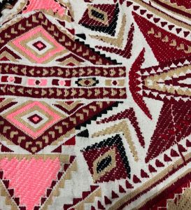 Topshop geometric embroidered open jacket