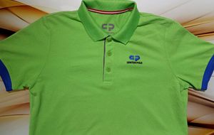 Green Center Pole Polo Shirt