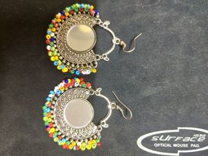 Big Mirror And Multicolours Ererings