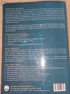 R.D. Sharma Mathematics - Class IX