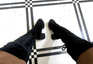 Black Over-the-Knee Boots