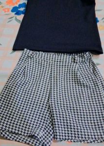 Houndstooth Shorts & Top Set