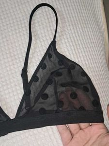 Sexy Black Net Bra