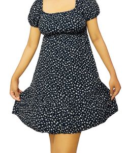Floral Print Mini Dress