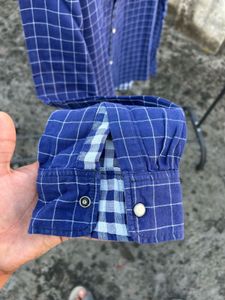 Levi’s Blue Checked Casual Shirt