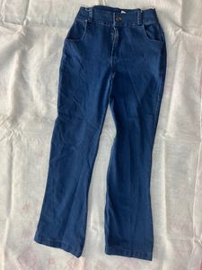 Bell Bottom Wide Legth Denim Blue Jeans