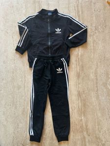 Adidas Kids Tracksuit - Black &amp; White