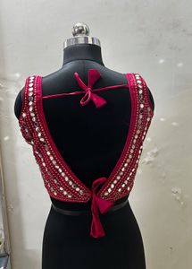 ✨Mirror Work Bakless Blouse✨