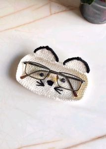 Crochet Cat Eyeglass Holder